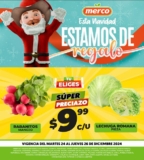 Ofertas Merco frutas y verduras del 24 al 26 de diciembre 2024