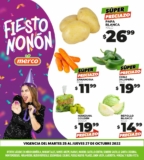 Ofertas Merco frutas y verduras del 25 al 27 de octubre