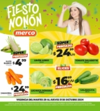 Ofertas Merco frutas y verduras del 29 al 31 de octubre 2024