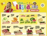 Ofertas Merco frutas y verduras del 3 al 5 de agosto