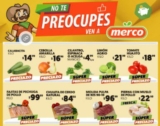 Ofertas Merco frutas y verduras del 5 al 7 de octubre