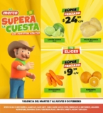 Ofertas Merco frutas y verduras del 7 al 9 de febrero
