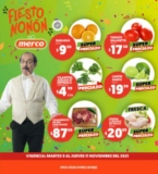 Ofertas Merco frutas y verduras del 9 al 11 de noviembre