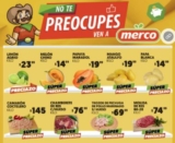 Ofertas Merco frutas y verduras del 11 al 13 de mayo