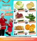 Ofertas Merco frutas y verduras del 14 al 16 de diciembre