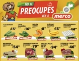 Ofertas Merco frutas y verduras del 20 al 22 de julio