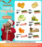 Ofertas Merco frutas y verduras del 23 al 25 de noviembre