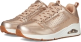 Tenis para mujer Skechers Uno Metallixs oro rosa bajan a su menor precio