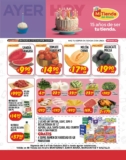 Ofertas Mi Tienda del Ahorro en frutas, verduras y carnes del 3 al 5 de octubre