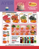 Ofertas Mi Tienda del Ahorro en frutas, verduras y carnes del 10 al 12 de octubre