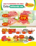 Ofertas Mi Tienda del Ahorro en frutas, verduras y carnes del 31 de julio al 3 de agosto