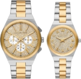 Set de Regalo con 2 Relojes para hombre y mujer Michael Kors en su menor precio + 6 meses sin intereses