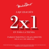 Liquidación Michel Domit: 2×1 en toda la tienda en sucursales Parque Tezontle y Plaza Oriente