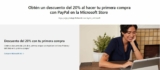 Promo Microsoft Paypal: 20% de descuento en tu primera compra