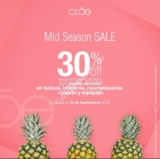 Mid Season Sale Cloe: 30% de descuento en bolsos, billeteras, cosmetiqueras, equipaje y calzado