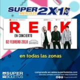 Miércoles de 2×1 en Superboletos: 2×1 en boletos para Reik, Dimitri Vegas & Like Mike y más