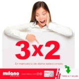 Rebajas Milano: 3×2 en mercancía seleccionada para dama