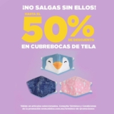 En Miniso cubrebocas de tela varios diseños a mitad de precio a sólo $29.90