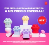 En Miniso cepillos faciales de manita de gato de $149.90 a $79.90