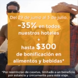 Promoción Hoteles Misión Reapertura: reembolso de casetas en crédito en restaurante