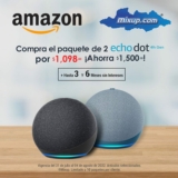 En Mixup 2 bocinas Echo Dot con Alexa por $1,098 (ahorro de $1,500)