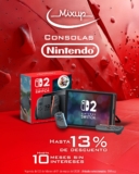 Game on en grande Mixup: Consolas Nintendo con hasta 13% de descuento + hasta 10 msi