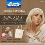 Compra el CD o Vinilo de Happier Than Ever de Billie Eilish en Mixup Génova y llévate de regalo una tote bag