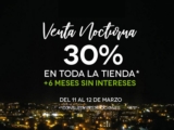 Venta Nocturna Móbica: 30% de descuento en toda la tienda