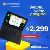 Laptop Chromebook a $2,299 en Mobo