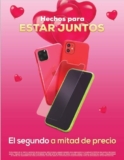 Promoción Mobo San Valentín: Segundo a mitad de precio en micas y fundas para celular