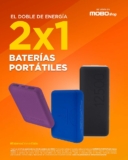 2×1 en baterías portátiles en Mobo
