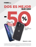 En Mobo segundo a mitad de precio en vidrios protectores