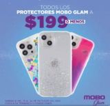 Protectores para celular Mobo Glam a $199 o menos en Mobo