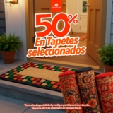Tapetes seleccionados al 50% de descuento en Modatelas