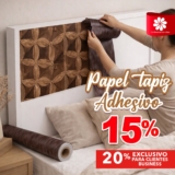Promo Modatelas: 15% de descuento en papel tapiz adhesivo o 20% con su programa Business