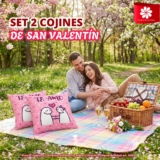 Modatelas San Valentín: 20% de descuento en Set de 2 cojines románticos