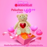 Peluches de San Valentín a sólo $69.99 en Modatelas