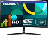 Monitor curvo Samsung de 27 pulgadas Full HD con refresh de 100 Hz baja de precio + 9 meses sin intereses