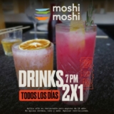 Moshi Nights en Moshi Moshi: 2×1 en drinks todos los días después de las 7:00 PM