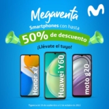 Megaventa Movistar: Hasta 50% de descuento en smartphones