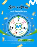 Promoción Ruleta Movistar: Recarga $100 y gana gigas para navegar y más