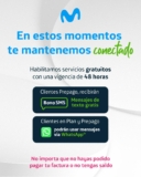 WhatsApp y mensajes SMS Gratis por 48 horas cortesía de Movistar por el pasado sismo