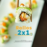 En Mr Sushi 2×1 en rollos los lunes y martes en sucursales participantes