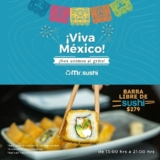 Promo Fiestas Patrias Mr. Sushi: barra libre de sushi este 15 de septiembre