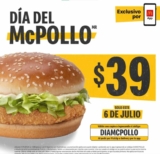 Happy Day McDonald’s Día del McPollo: Llévate un McPollo por $39 este 6 de julio