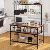 Mueble auxiliar de cocina de madera y metal baja a su menor precio