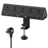 Multicontacto con entradas USB adaptable a mesa o mueble baja de precio