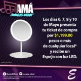 En Mundo E llévate un espejo con luz LED de regalo con tus compras en el centro comercial