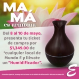 Compra tus regalos del Día de las Madre en Mundo E y llévate un humidificador de regalo