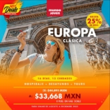 Hot Deals Mundo Joven: 2×1 en tours o hasta 40% de descuento en viajes y más